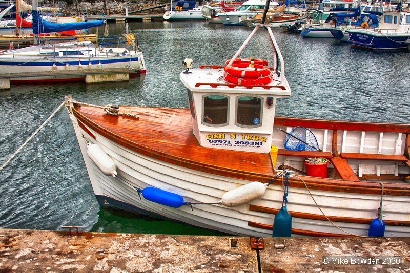 Devon.  Barbican Harbour, Plymouth, Devon.