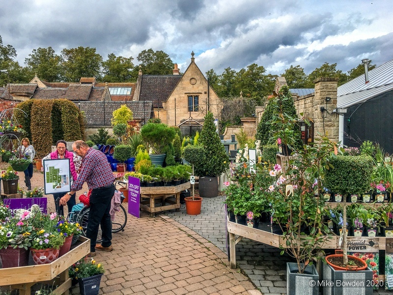 Nottinghamshire.  Worksop, Garden centre.