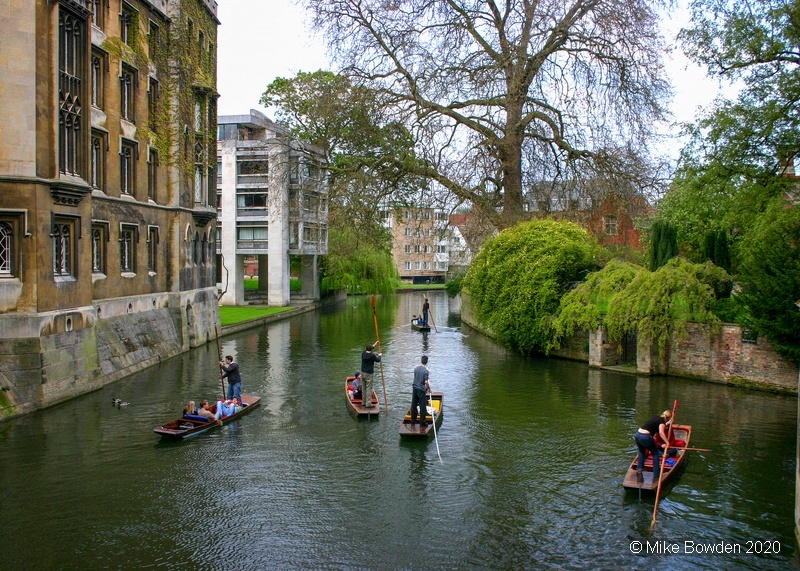Cambridgeshire.  Cambridge Punting.