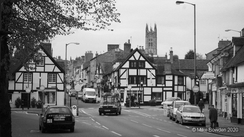 Warwickshire.  The Town Centre Of Warwick.