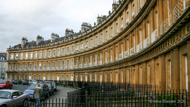 Somerset.  City of Bath,  The Circus.