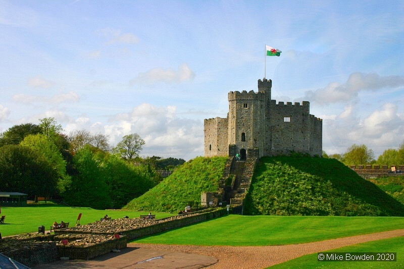 Glamorgan.  Cardiff Castle, The Norman Keep.