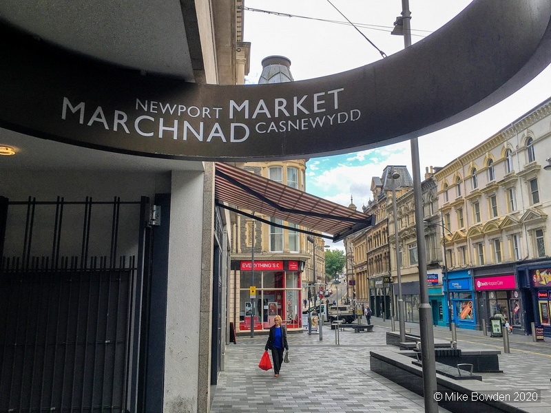 Gwent.  Newport,  town centre.