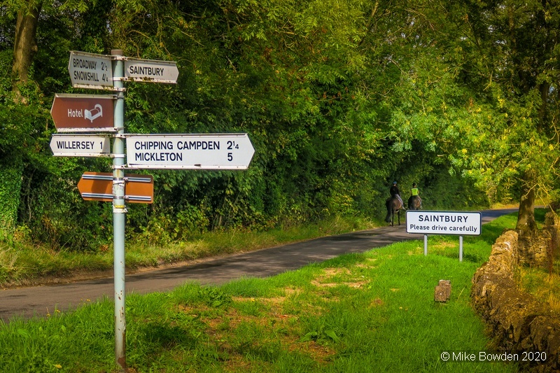 Worcestershire.  Cotswold country scene.