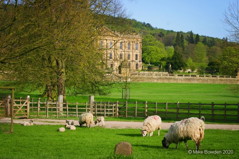 Derbyshire.  Chatsworth House.
