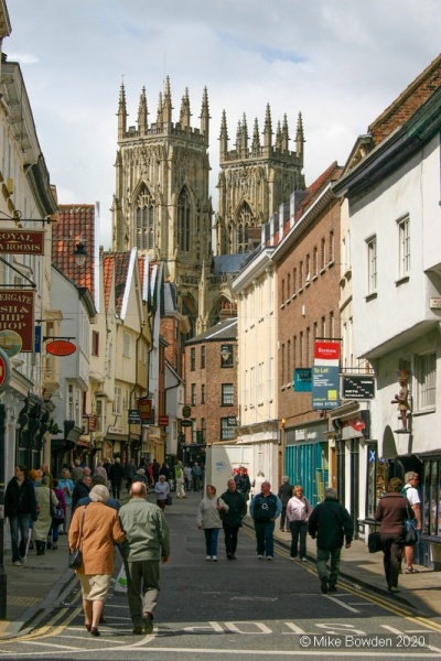 Yorkshire.  York Street Scene.