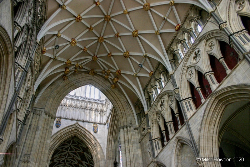 Yorkshire.  York Minster Interior.