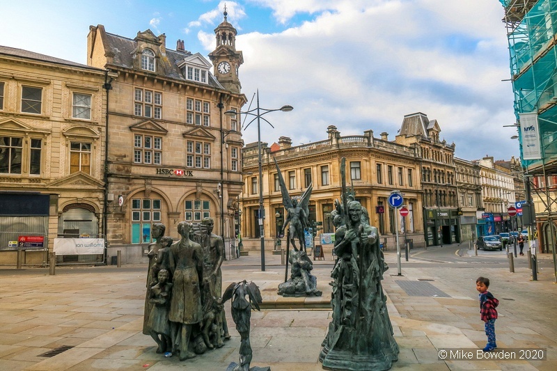 Gwent.  Newport,  town centre.