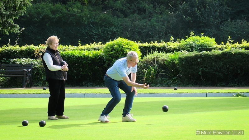 Cheshire.  Bollington Bowling green