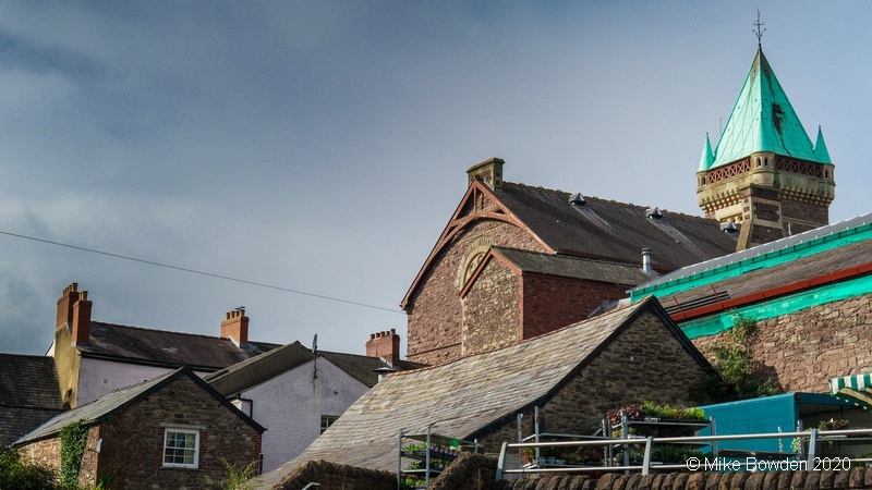 Monmouthshire.  Abergavenny market