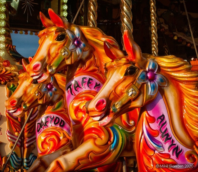 Glamorgan.  Tiger Bay,  now Cardiff Bay, carousel