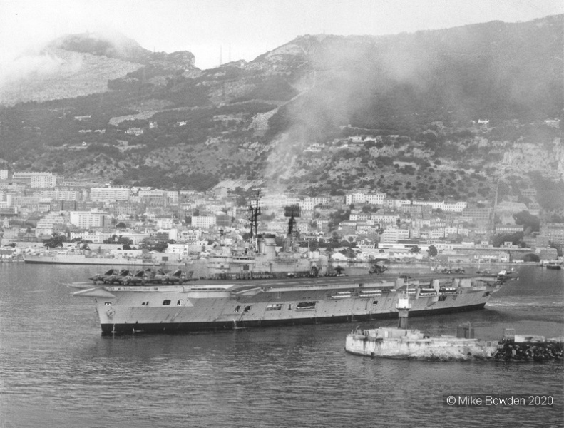 HMS-Ark-Royal-with-HMS-Undaunted-in-background-in-Gib