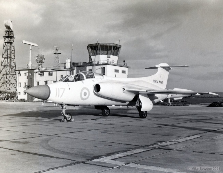 Buccaneer at RNAS Yeovilton tower)