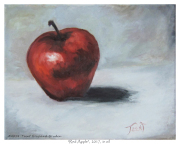 2017-12-23-Red-Apple-oil-painting