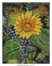 2022-09-08-Grapes-with-a-Sunflower