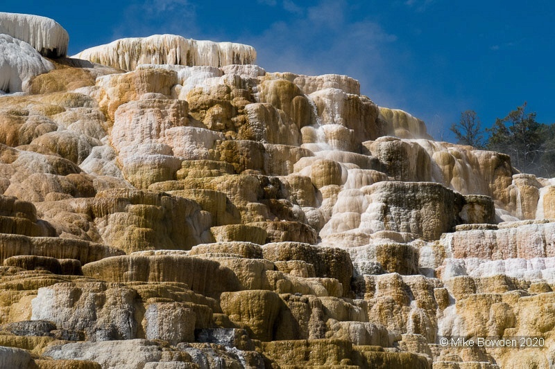 Yellowstone National Park, Sulphur Terraces.