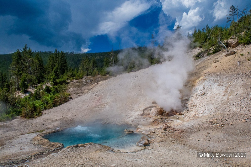 Yellowstone National Park.  Fumaroles,
