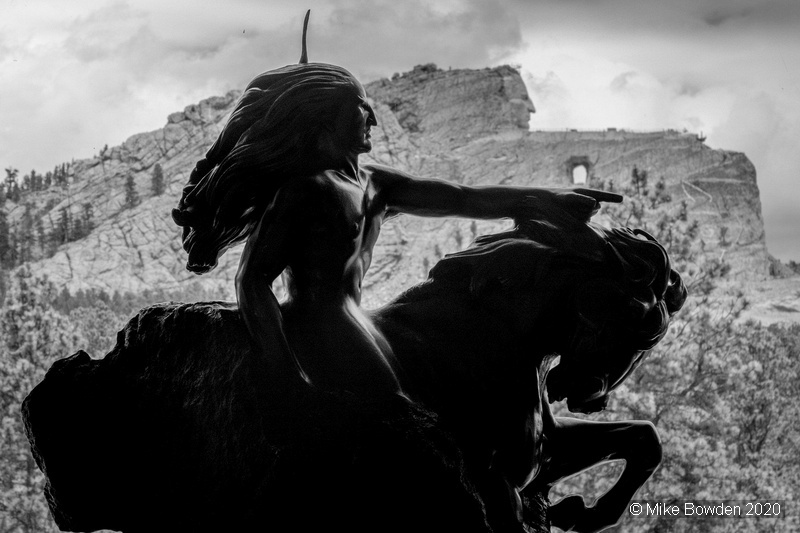 South Dakota.  Crazy Horse Mountain.