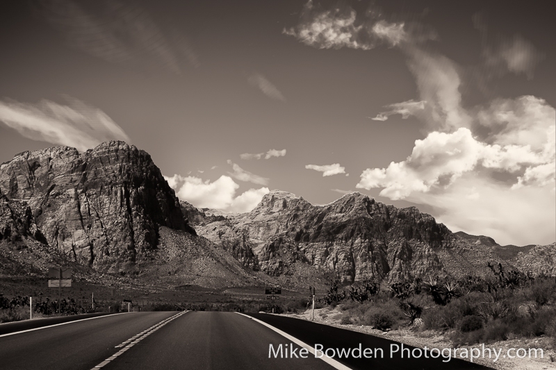Nevada.  On the road  to Las Vegas.