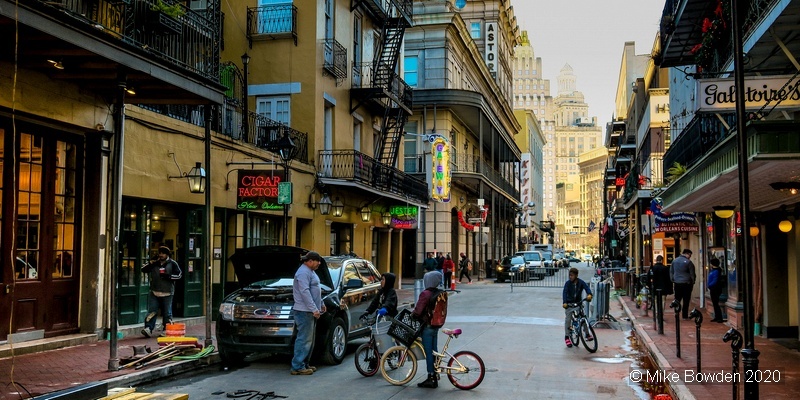 Louisiana.  Bourbon Street,  New Orleans.