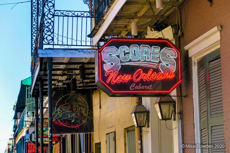 Louisiana.  Bourbon Street,  New Orleans.