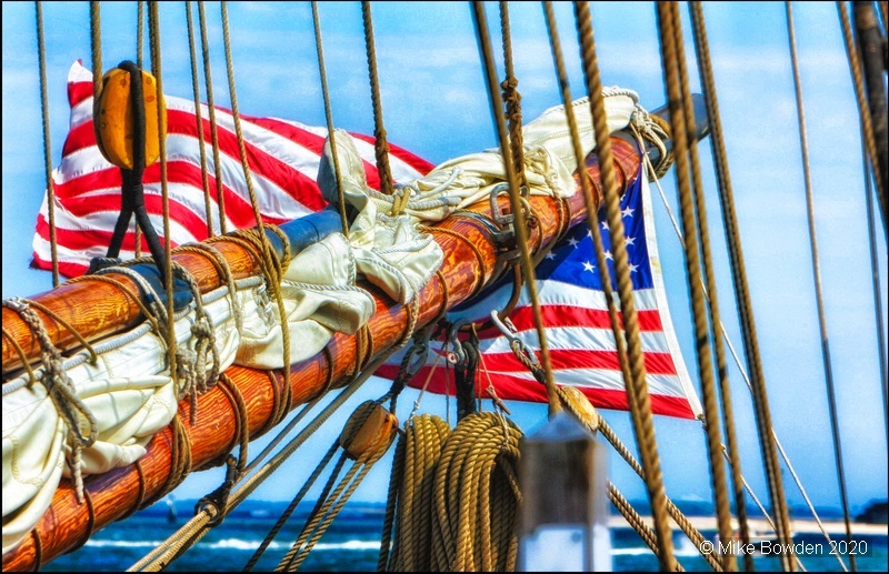 South Carolina.  Charleston,  Sailing Ship,